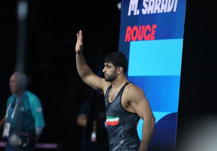 ساروی برای رقبا خطونشان کشید/ قهرمان المپیک به نیمهنهایی رسید