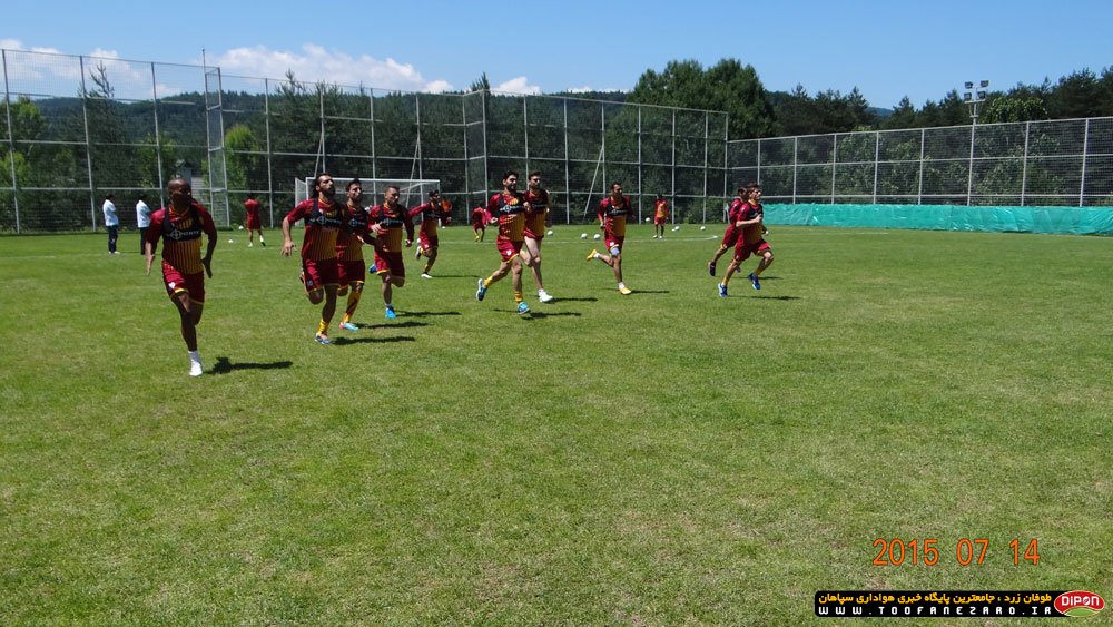 گزارش تصویری از تمرین طلایی پوشان در ترکیه (10 عکس)