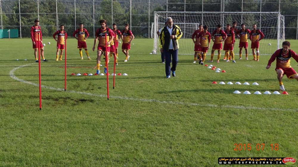 گزارش تصویری از تمرینات طلایی پوشان در ترکیه