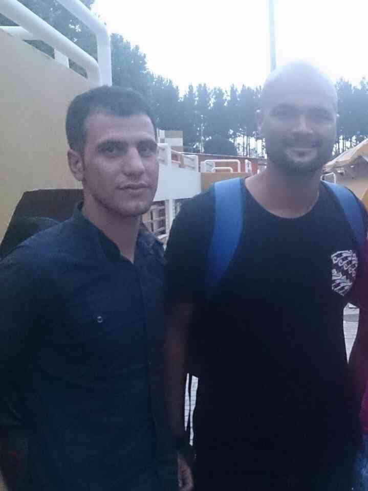 تصاویری از صادق با بازیکنان