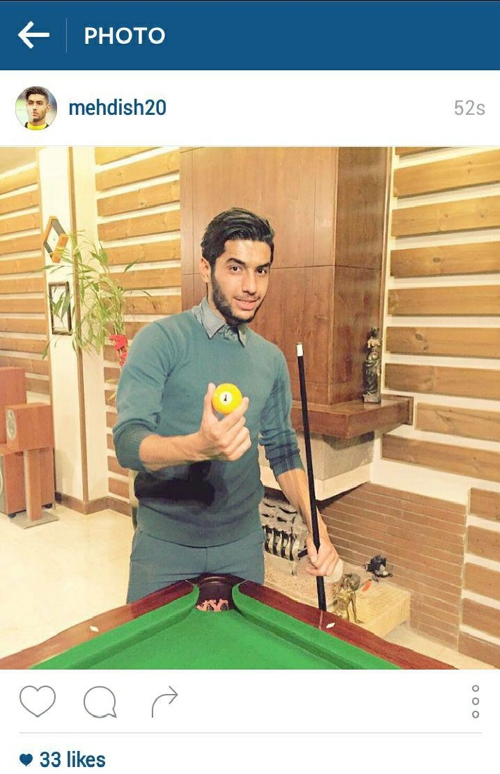 خداحافظی شریفی با طلایی دلان در صفحه شخصی اش