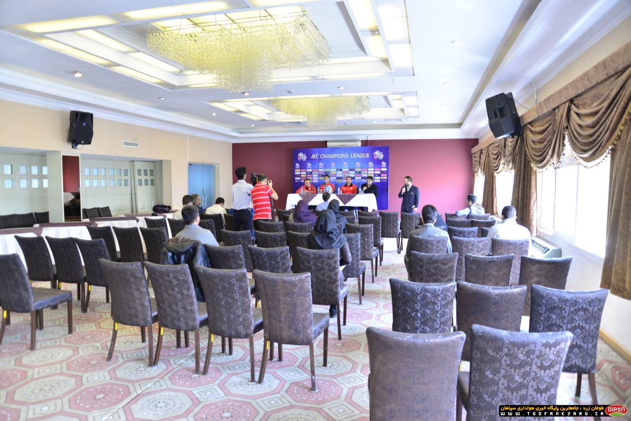 گزارش تصویری از کنفرانس خبری پیش از دیدار سپاهان و لوکوموتیو