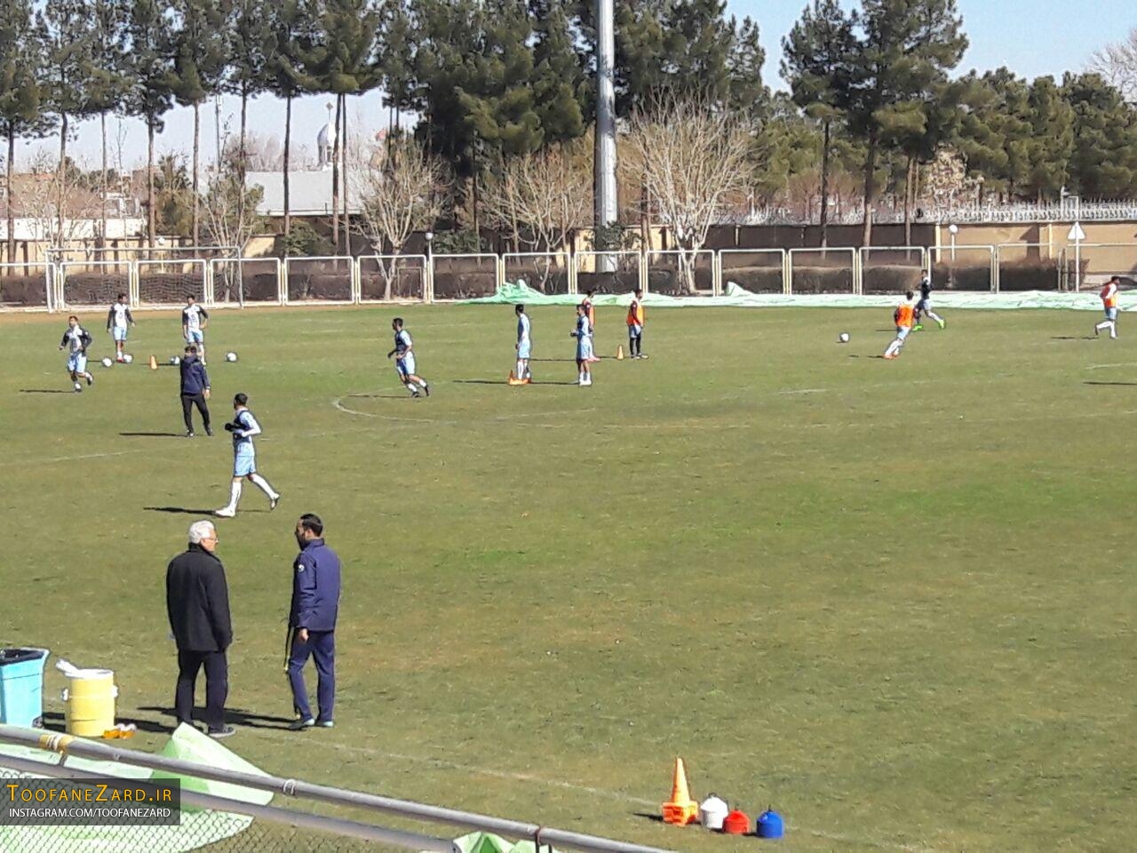 گزارش تصویری هواداری از تمرین امروز طلایی پوشان