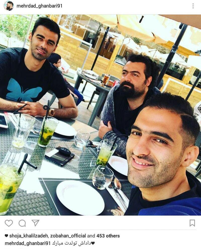 تبریک مدافع ذوبآهن به مهاجم سپاهان