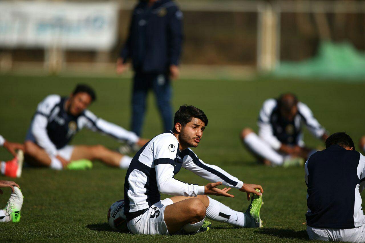 تصاویری از تمرینات امروز طلایی پوشان