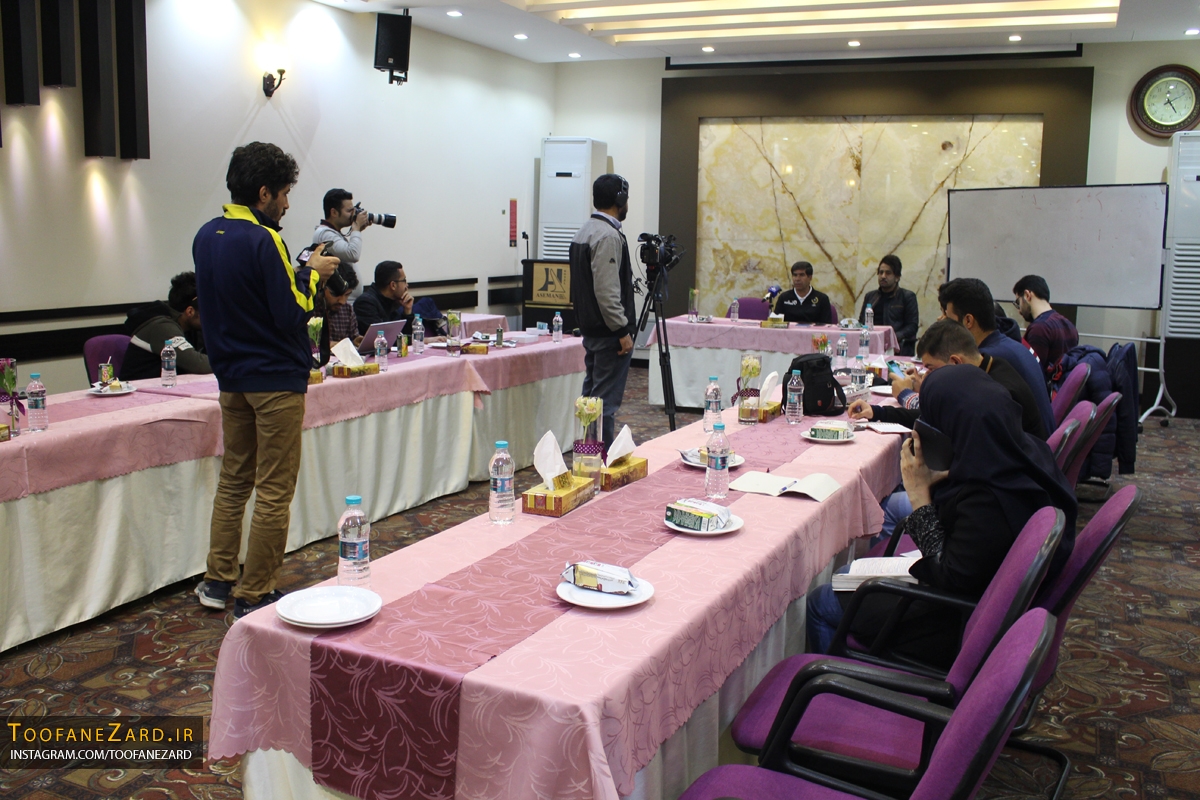گزارش تصویری نشست خبری پیش از دیدار سپاهان و فولاد
